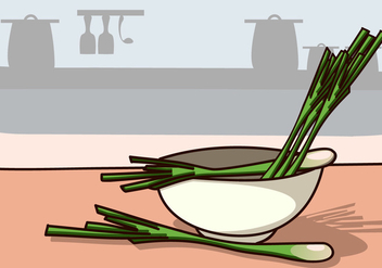 Lemongrass Ingredients in Kitchen - Free vector #420991